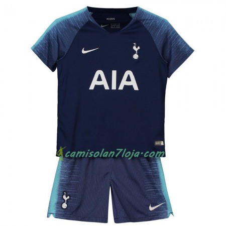 Camisola Tottenham Hotspur Criança 2º Equipamento 2018/19 Manga Curta